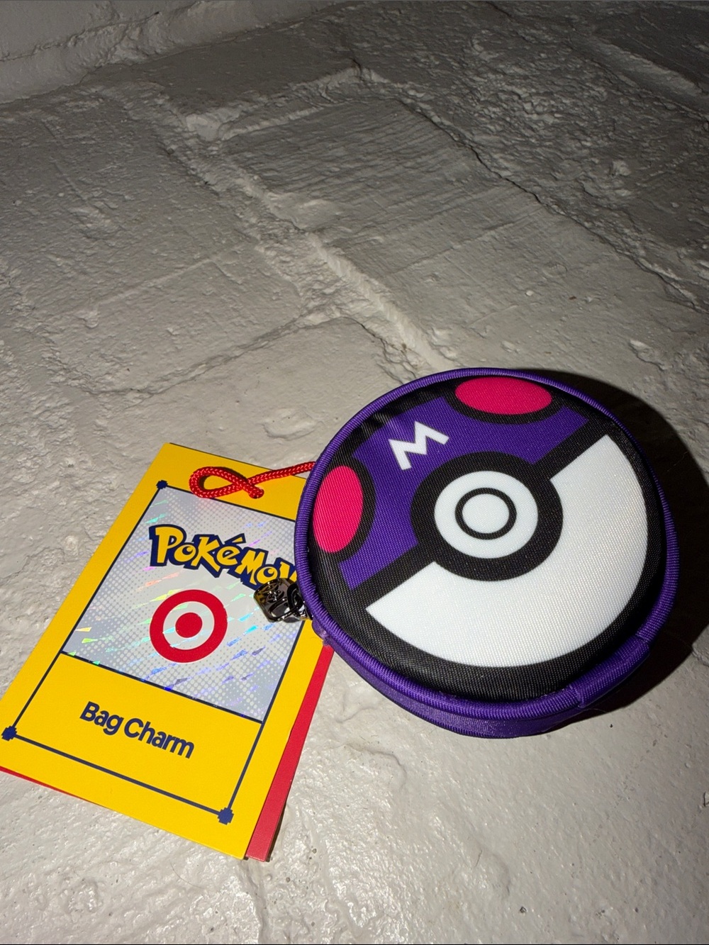 Pokemon x Target Bag Charm Master Ball New!